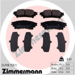 ZIMMERMANN Bremsbelagsatz, Scheibenbremse