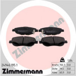 ZIMMERMANN Bremsbelagsatz, Scheibenbremse