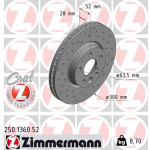 ZIMMERMANN Bremsscheibe