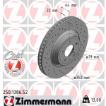 ZIMMERMANN Bremsscheibe