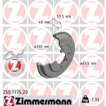 ZIMMERMANN Bremstrommel