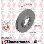 ZIMMERMANN Bremsscheibe