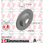ZIMMERMANN Bremsscheibe