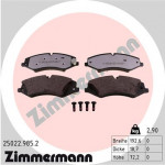 ZIMMERMANN Bremsbelagsatz, Scheibenbremse
