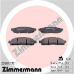 ZIMMERMANN Bremsbelagsatz, Scheibenbremse