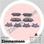 ZIMMERMANN Bremsbelagsatz, Scheibenbremse