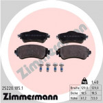 ZIMMERMANN Bremsbelagsatz, Scheibenbremse