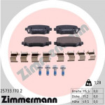 ZIMMERMANN Bremsbelagsatz, Scheibenbremse
