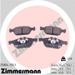 ZIMMERMANN Bremsbelagsatz, Scheibenbremse