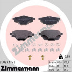 ZIMMERMANN Bremsbelagsatz, Scheibenbremse