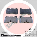 ZIMMERMANN Bremsbelagsatz, Scheibenbremse