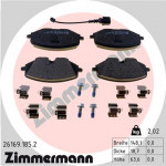 ZIMMERMANN Bremsbelagsatz, Scheibenbremse