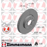 ZIMMERMANN Bremsscheibe