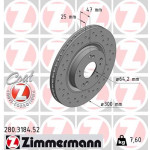 ZIMMERMANN Bremsscheibe