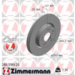 ZIMMERMANN Bremsscheibe