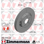 ZIMMERMANN Bremsscheibe