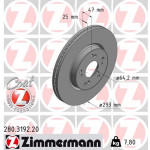 ZIMMERMANN Bremsscheibe