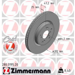 ZIMMERMANN Bremsscheibe