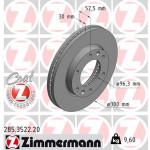 ZIMMERMANN Bremsscheibe