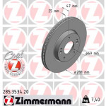 ZIMMERMANN Bremsscheibe