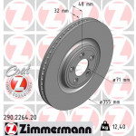 ZIMMERMANN Bremsscheibe