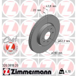 ZIMMERMANN Bremsscheibe