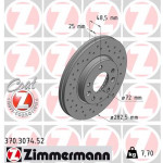ZIMMERMANN Bremsscheibe