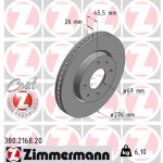 ZIMMERMANN Bremsscheibe