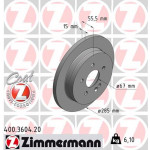 ZIMMERMANN Bremsscheibe