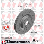 ZIMMERMANN Bremsscheibe
