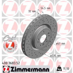 ZIMMERMANN Bremsscheibe