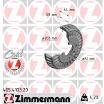 ZIMMERMANN Bremstrommel