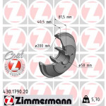 ZIMMERMANN Bremstrommel
