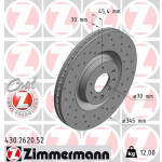 ZIMMERMANN Bremsscheibe