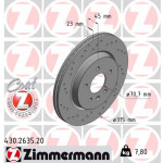 ZIMMERMANN Bremsscheibe
