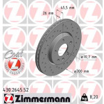 ZIMMERMANN Bremsscheibe