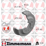 ZIMMERMANN Bremstrommel