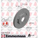 ZIMMERMANN Bremsscheibe