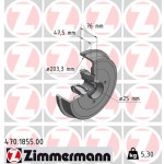 ZIMMERMANN Bremstrommel