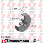 ZIMMERMANN Bremstrommel
