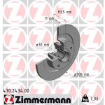 ZIMMERMANN Bremsscheibe