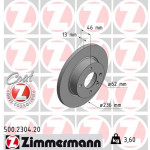 ZIMMERMANN Bremsscheibe