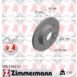 ZIMMERMANN Bremsscheibe