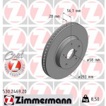 ZIMMERMANN Bremsscheibe