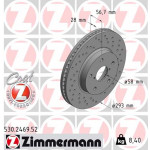 ZIMMERMANN Bremsscheibe