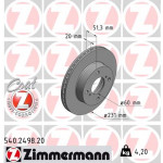 ZIMMERMANN Bremsscheibe