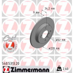 ZIMMERMANN Bremsscheibe