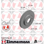 ZIMMERMANN Bremsscheibe