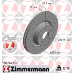ZIMMERMANN Bremsscheibe