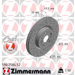 ZIMMERMANN Bremsscheibe